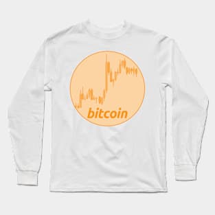 Bitcoin - Orange Long Sleeve T-Shirt